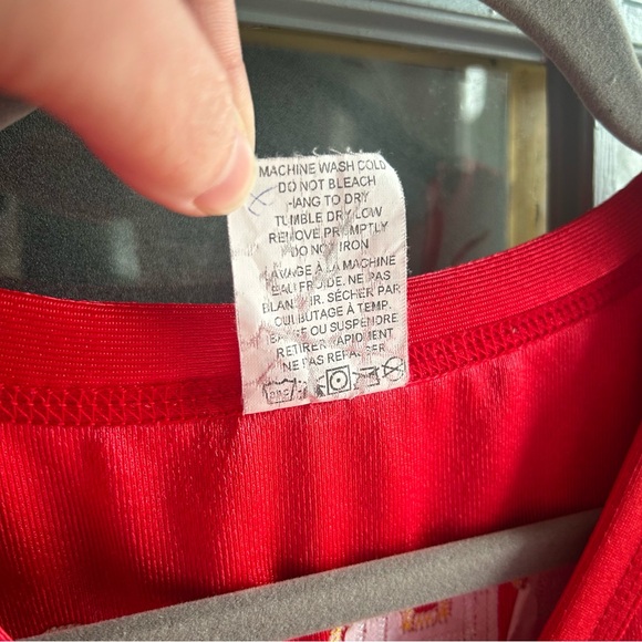 Vintage Tech N9ne Chiefs Football Jersey Strange Music Red & Yellow #9 v1 Men XL - Picture 11 of 11